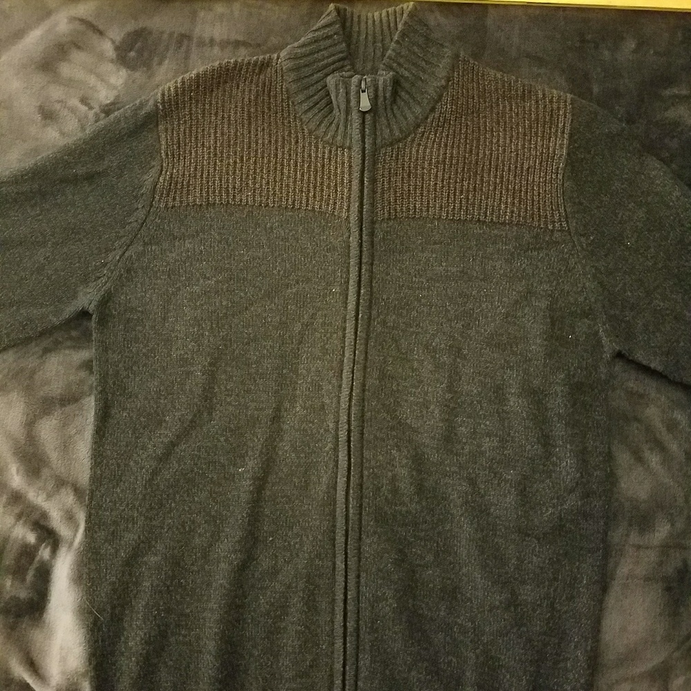 Method Long Sleeve Full Zip Knit Sweater
